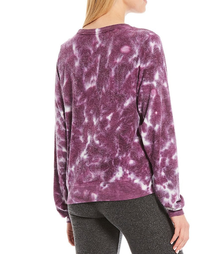 Karen Kane Short Sleeve Tie-Dye Hoodie
