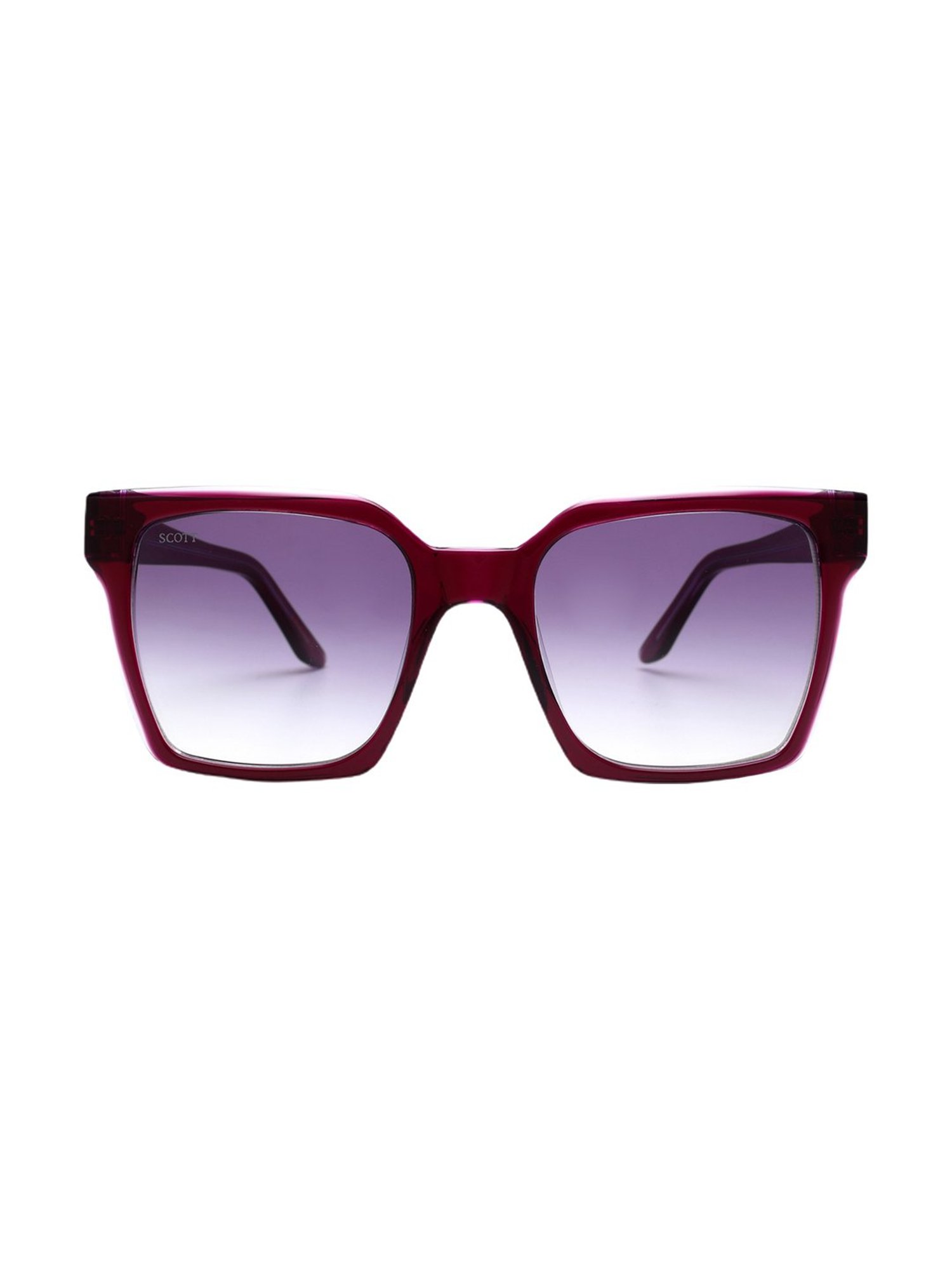Scott Light Violet Square Sunglasses for Women