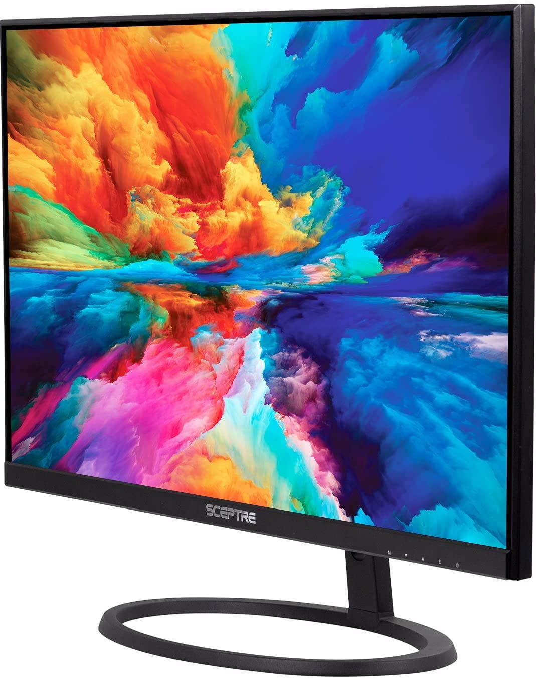 Sceptre IPS 24-Inch QHD LED Business Monitor 2560x1440 1440p DisplayPort HDMI 75Hz 300 Lux Build-in Speakers 2021 Black (E248W-QPT)