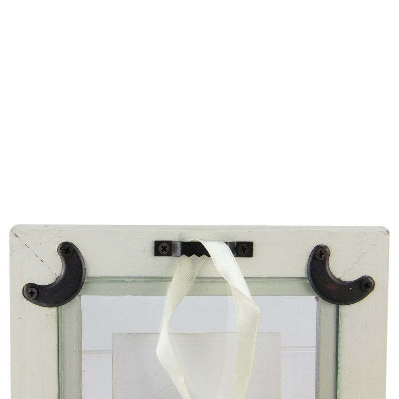 Raz Imports 7.25" x 6" Decorative Antique Style Beige and Green Victorian Chair Print Framed Wall Art