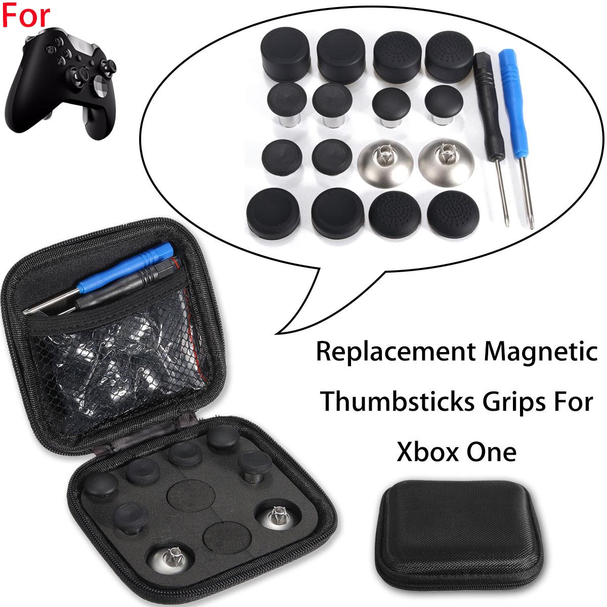 Elite For Xbox One Gamepad 18pcs Metal Bumper Trigger Button Thumb Stick Grips Wireless Controller With Screwdriver Storage Bag