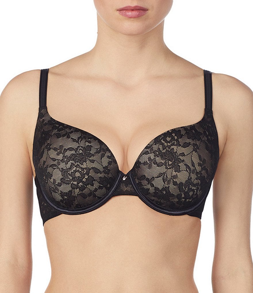 Le Mystere Lace Perfection Full-Busted Contour U-Back Underwire Bra