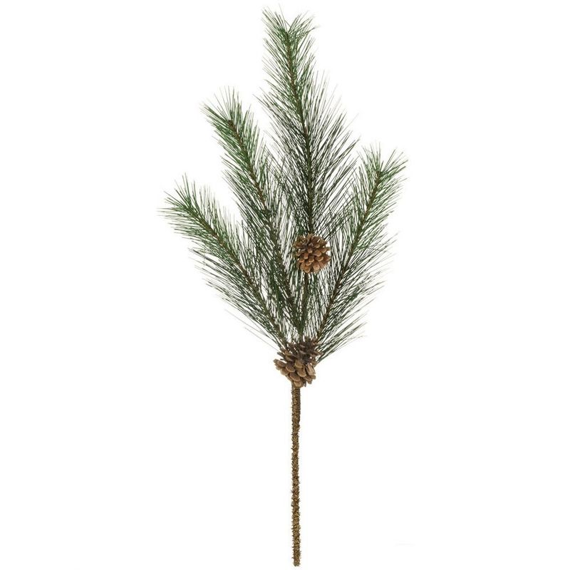 Sullivans Artificial Pine with Cones Stem 28"H Green