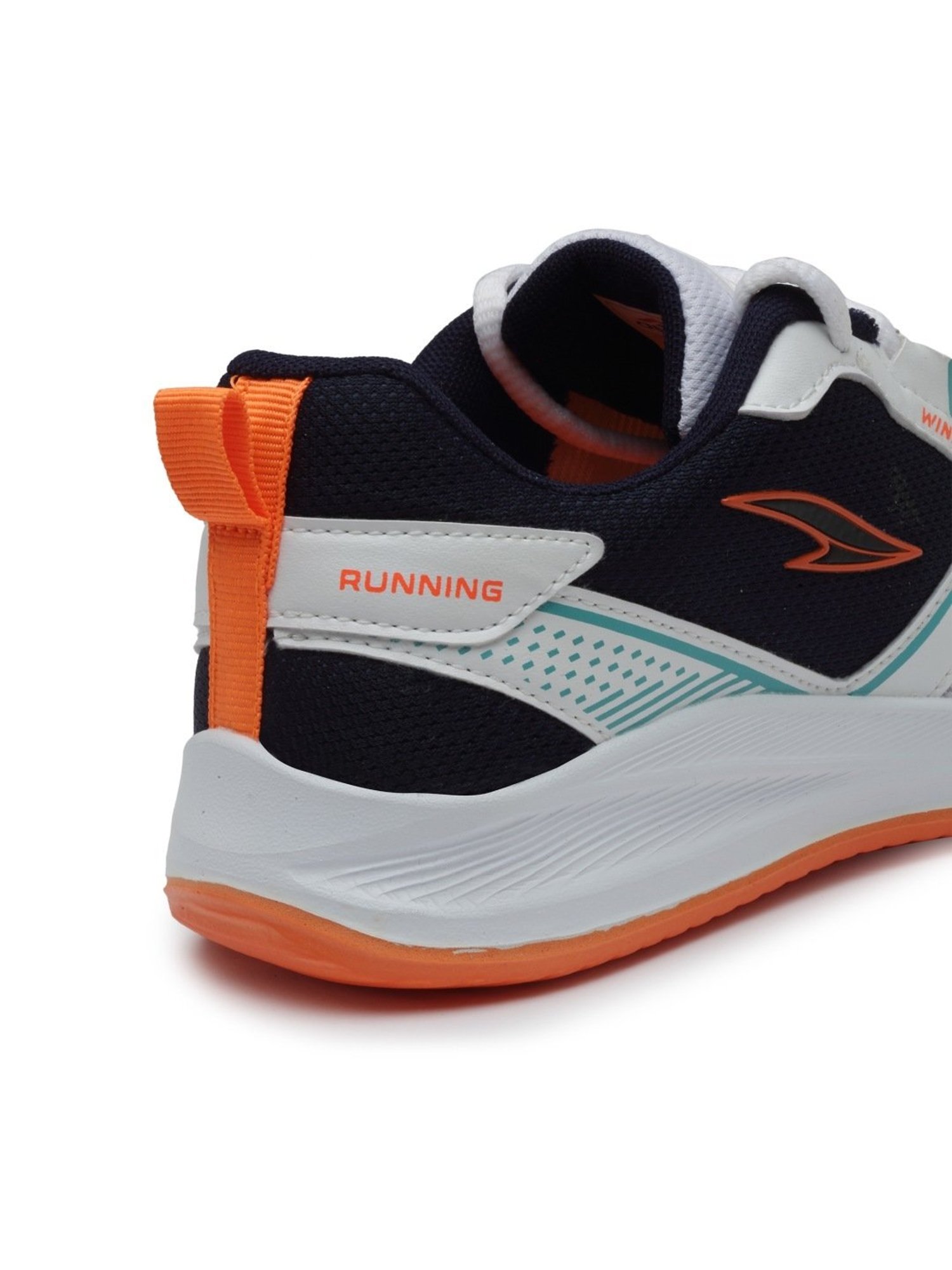 Asian Kids White Running Shoes