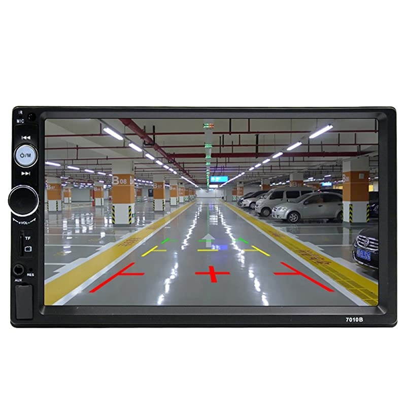 Stereo 2 din Radio 7quot HD Player MP5 Touch Screen Digital Display Bluetooth Multimedia USB 2din Autoradio Mobile Phone interconnetion with 12 LED Backup Camera