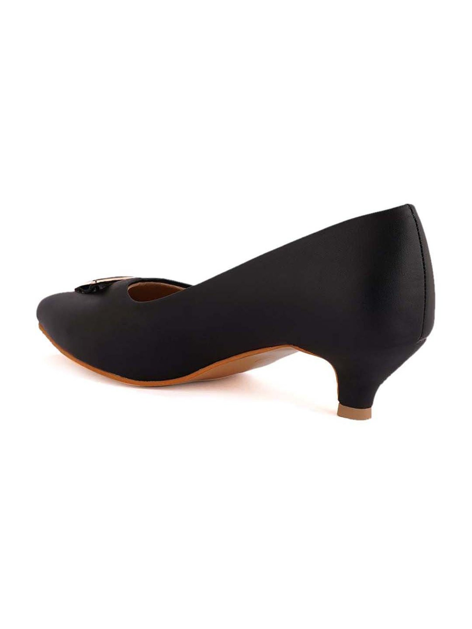 Scentra Women's Black Casual Pumps