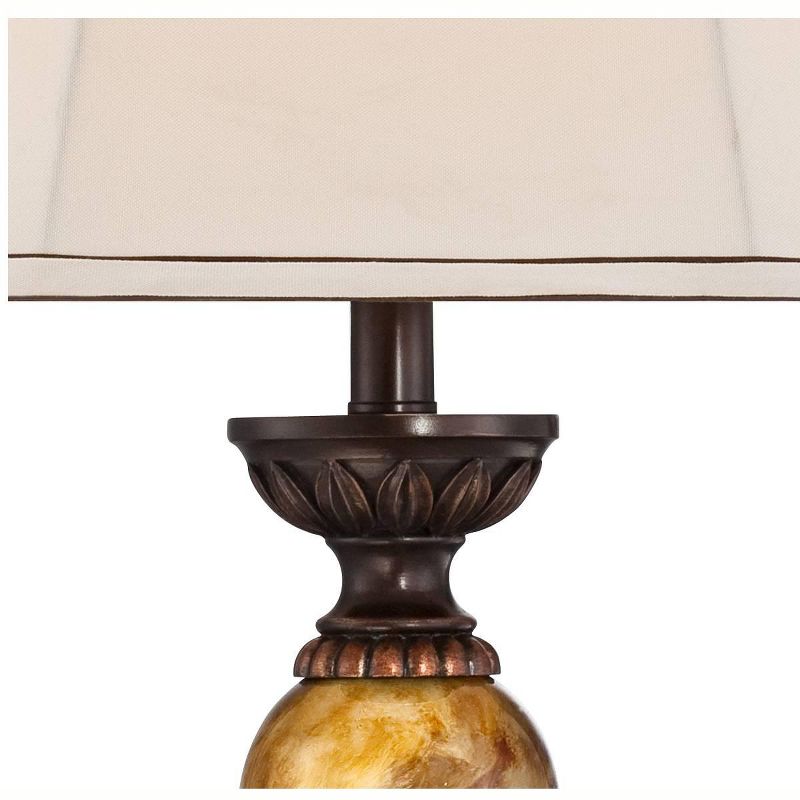 Kathy Ireland Home Mulholland 30" Marbleized Table Lamp