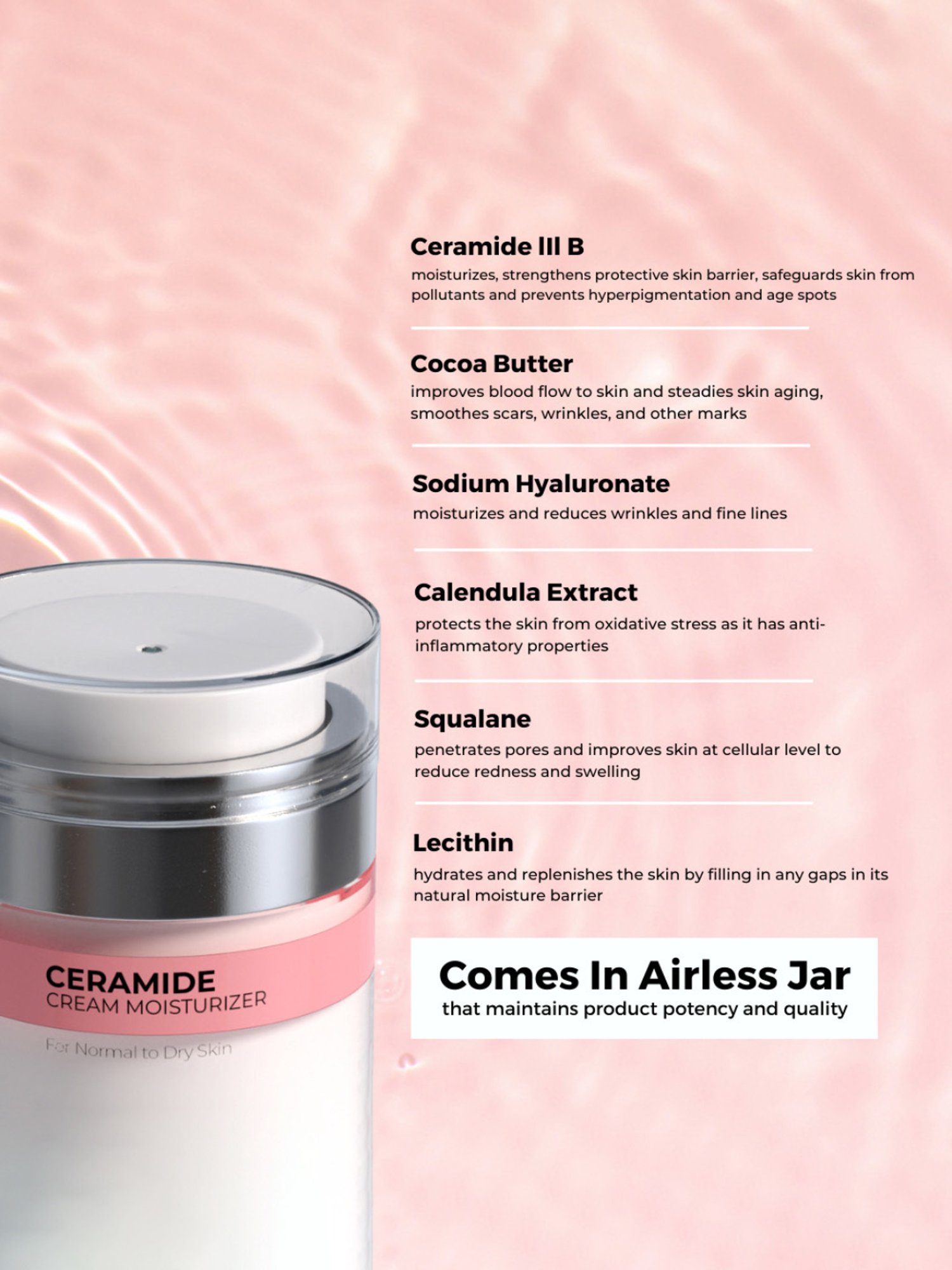 SkinInspired Ceramide Cream Moisturizer - 50 gm