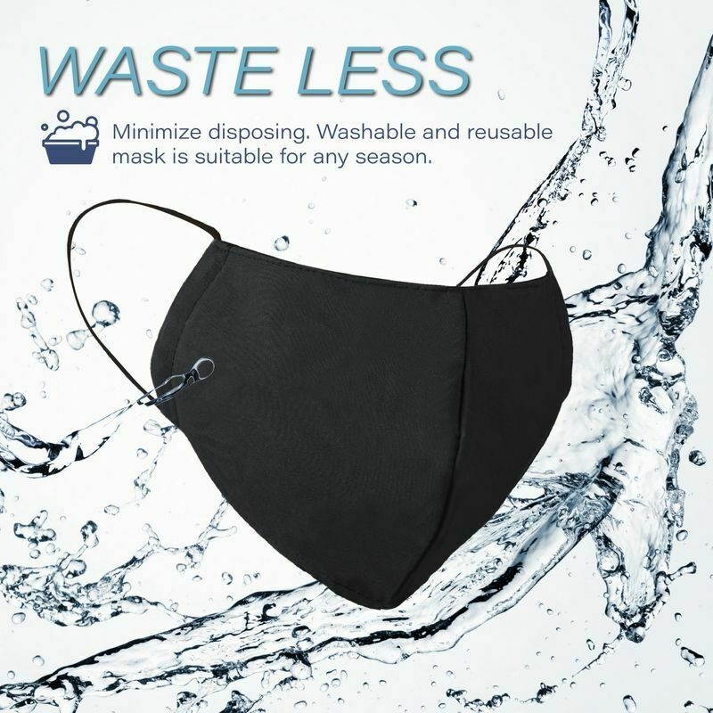 Large Cloth Face Mask Washable Cotton Reusable Fashion Mouth Cover Men Women USA