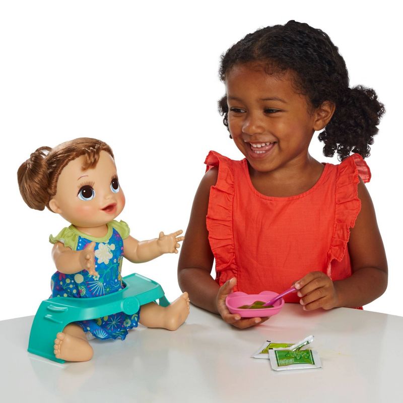 Baby Alive Happy Hungry Baby Doll - Green Dress