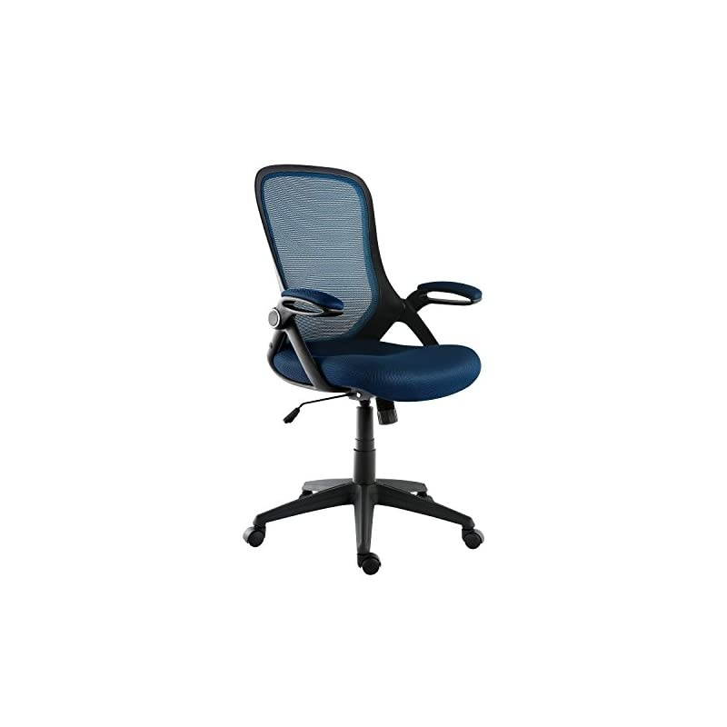 Sadia Office Chair in Mesh, Blue