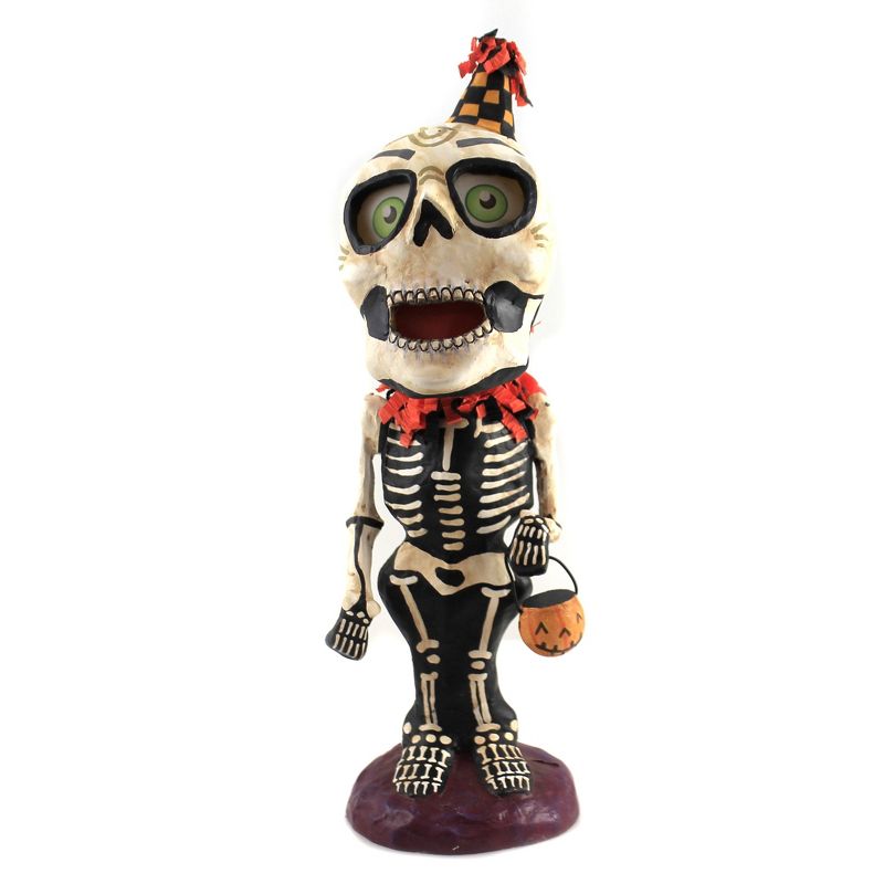 Jorge De Rojas 10.75" Trick Or Treat Skelley Bones Skeleton Skull Halloween  -  Decorative Figurines