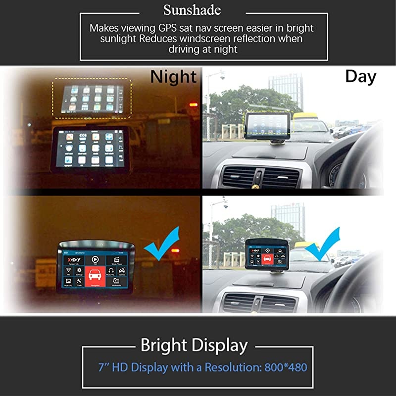 GPS Navigation for Car Truck GPS Navigation System 2021 Map 7 Inch Touchscreen Car GPS Navigator 8GB 256M with Voice Guidance and Speed Camera Warning Auto GPS with Lifetime Free Map Update