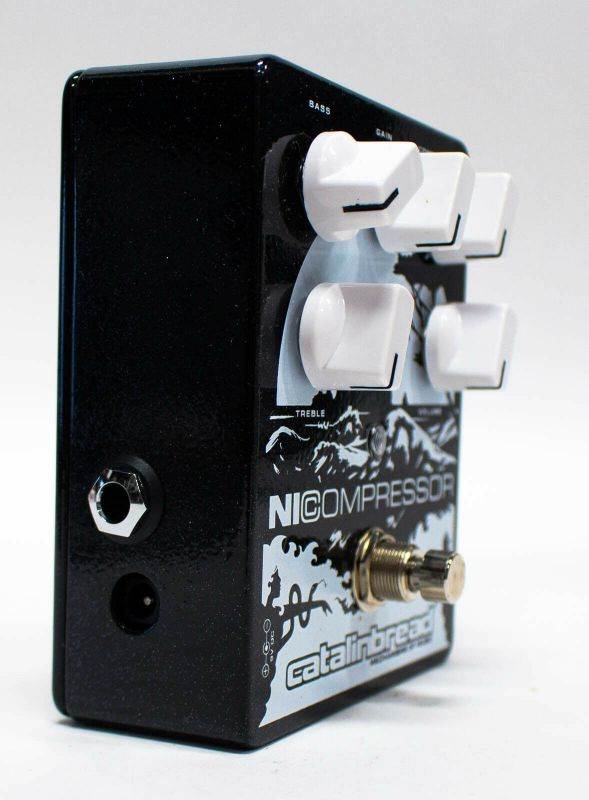 Catalinbread NICompressor Analog FET Compressor Pedal - Black on Silver - NEW