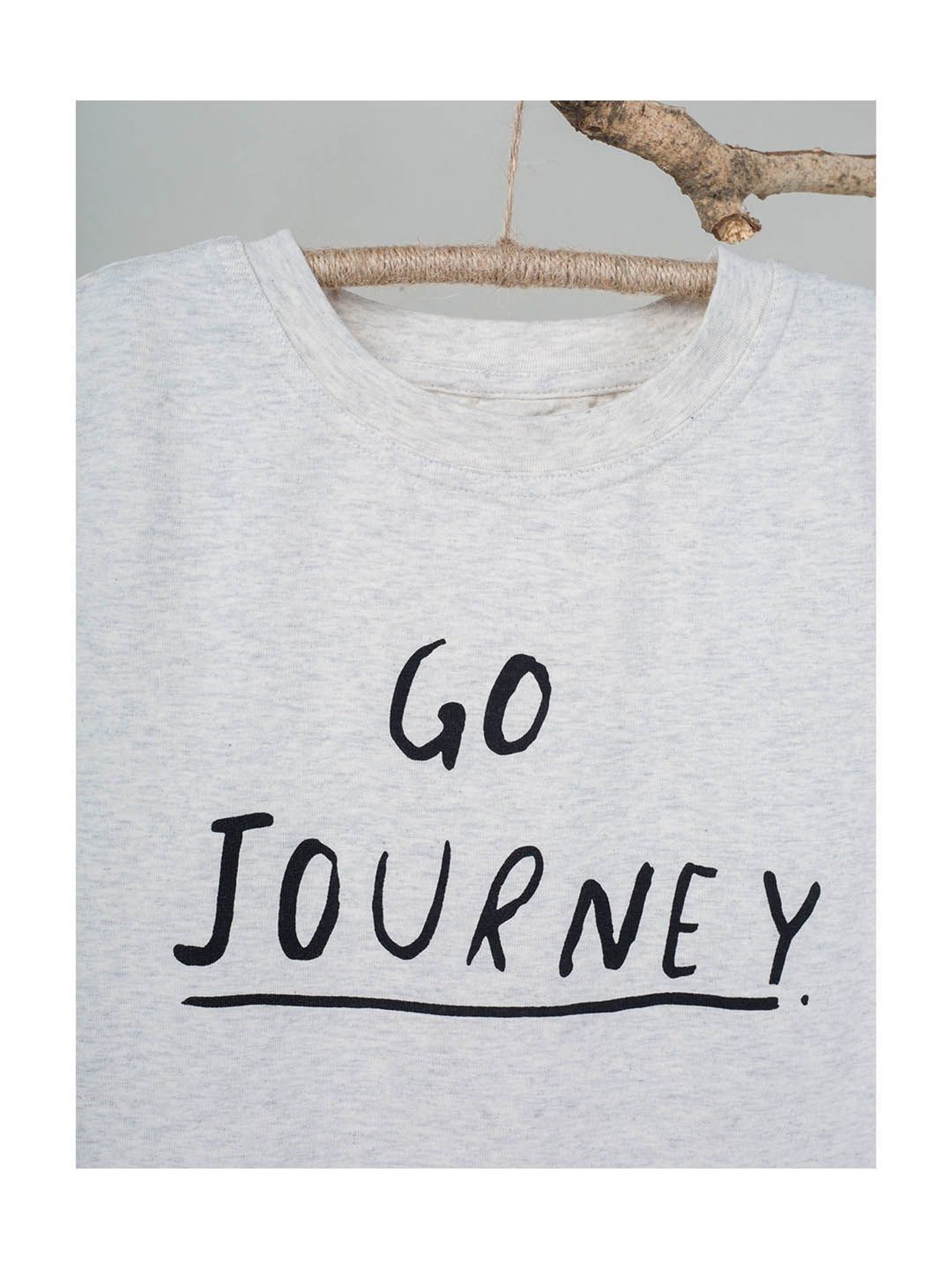 Nino Bambino Kids Grey Graphic Print T-Shirt