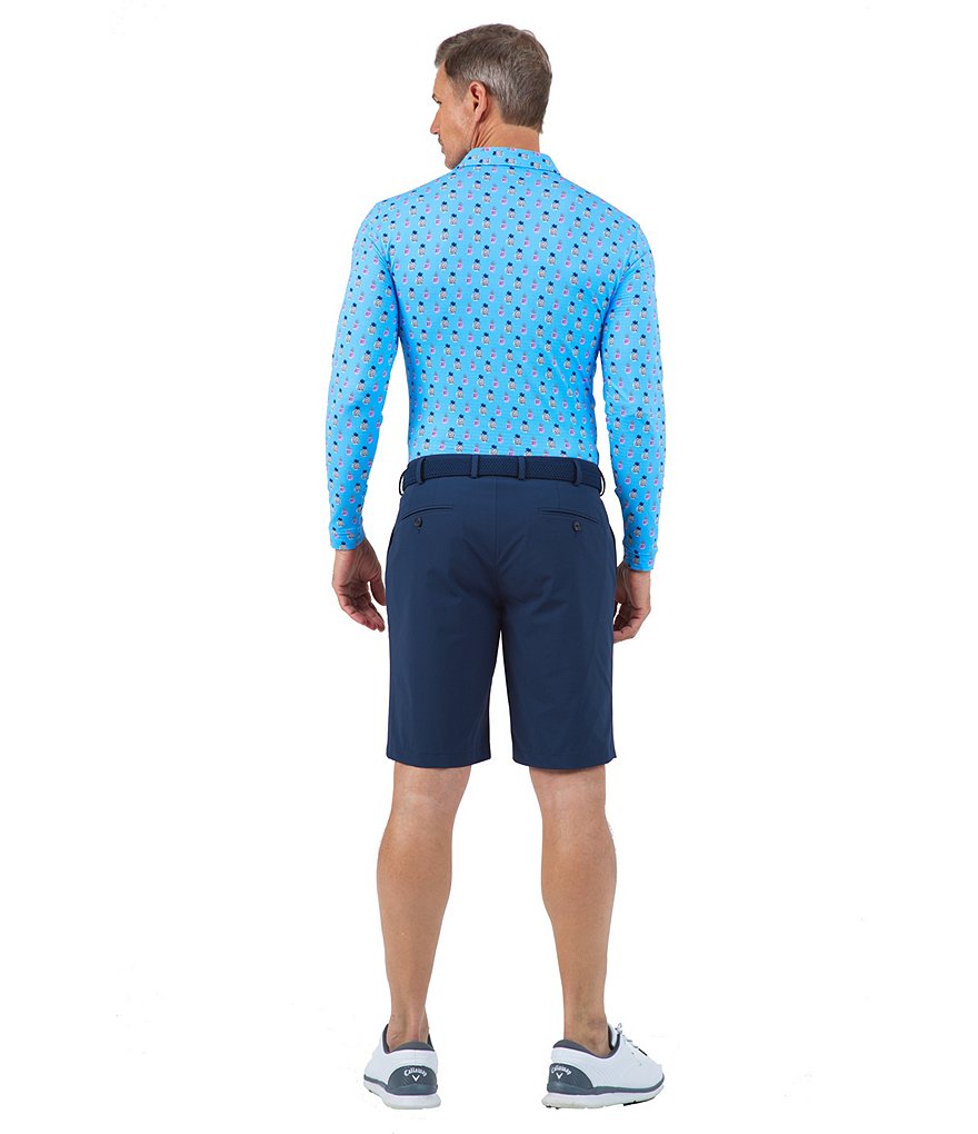 IBKUL Long-Sleeve IceFil&reg; Polo Shirt