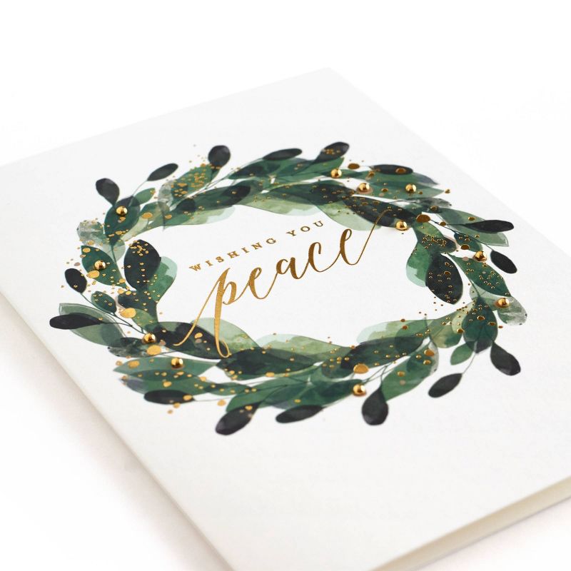 Minted 10ct Greenery Wreath Boxed Cards