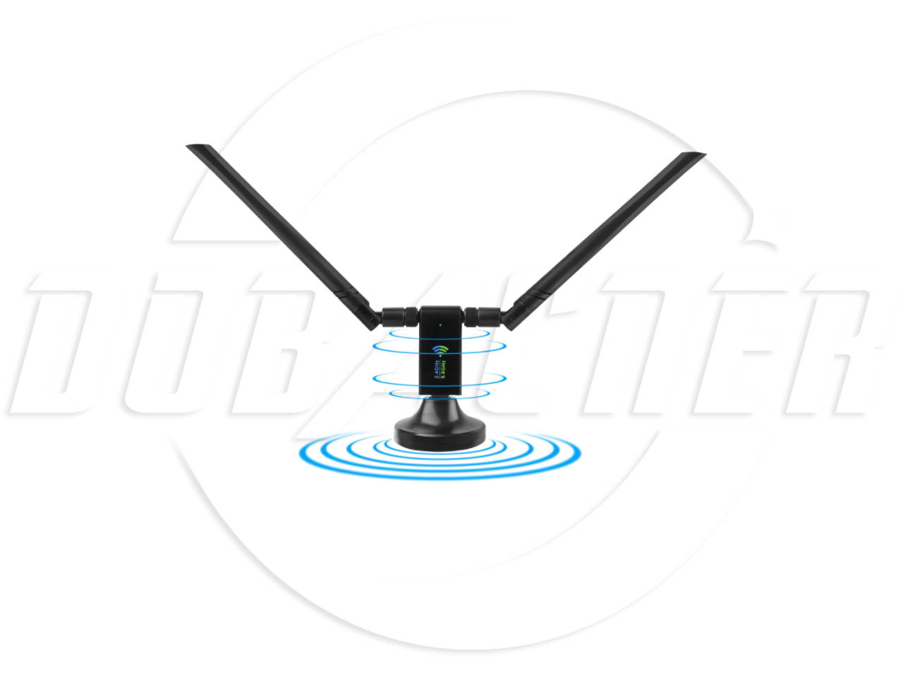 SA Mini USB  WiFi adapter 600Mbps dual-band wireless network adapter 802.11 AC 5dBi antenna, suitable for desktop laptops WiFi dongle compatible with Windows XP / Vista / 7/8 / 8.1 / 10 Mac