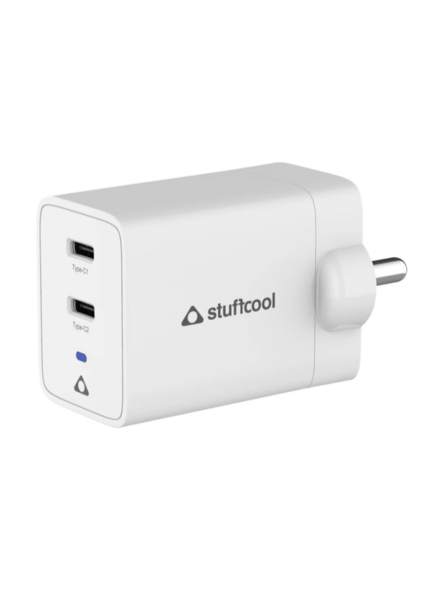 Stuffcool Nuevo PD20W Smallest Wall Charger for Latest iPhone 15,14,13,12 (Blue)
