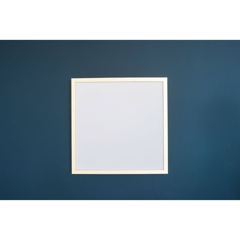 24" x 24" Blank Background Magnet Board Gold/White - Petal Lane