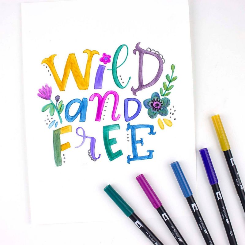 Tombow 10ct Dual Brush Pen Art Markers - Bohemian