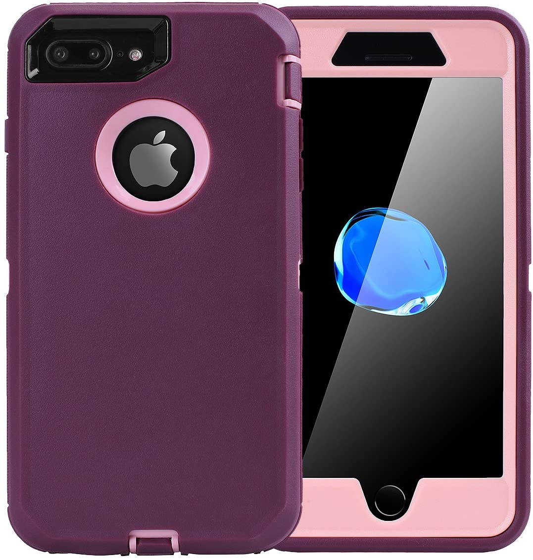 AICase Heavy Duty Tough 3 in 1 Rugged Shockproof Case for iPhone 7/8