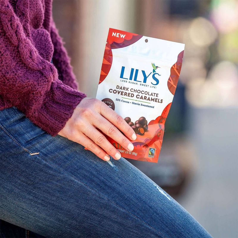 Lily's Dark Chocolate Caramels - 3.5oz