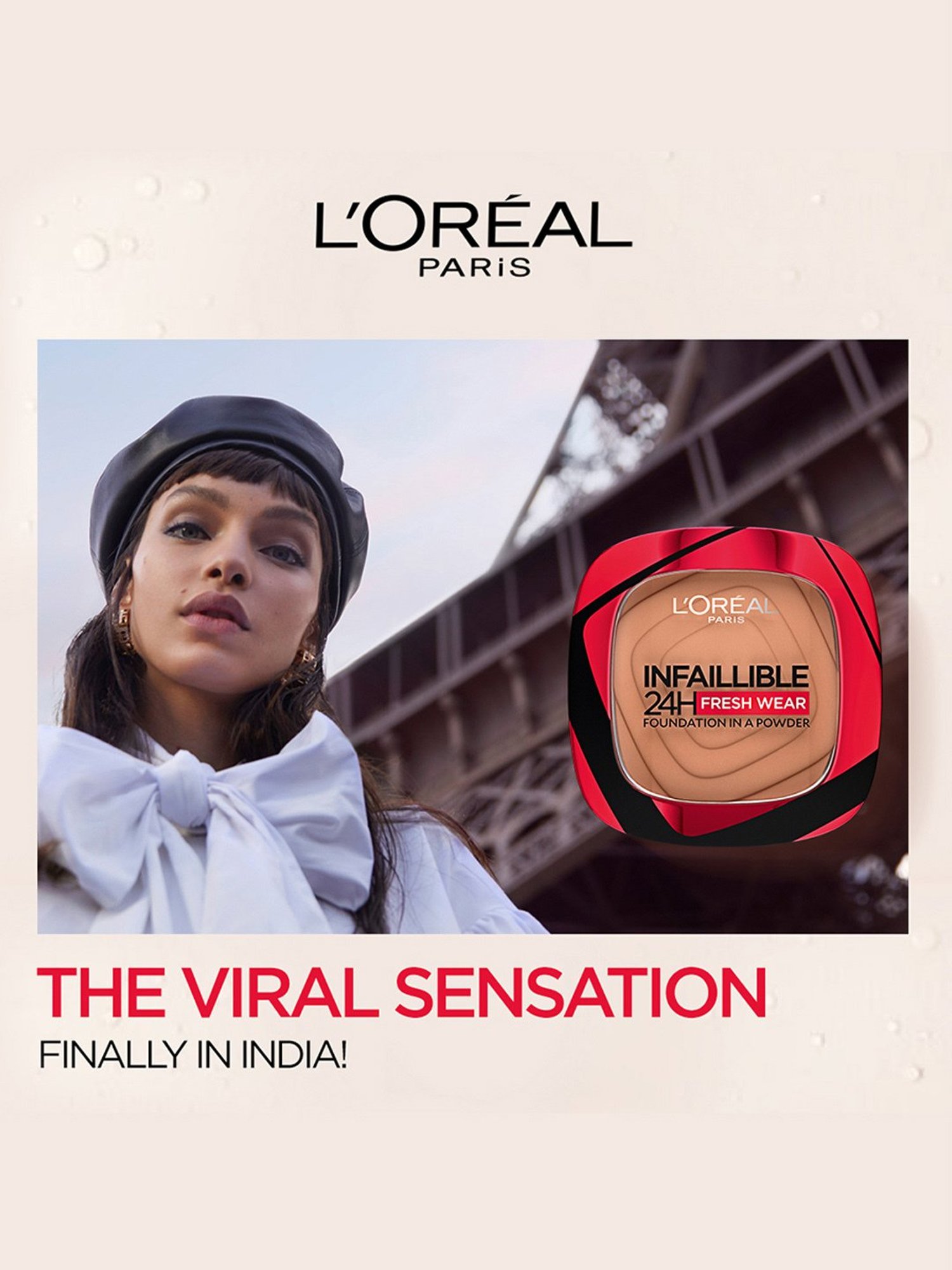 L'Oreal Paris Infallible 24H Fresh Wear Foundation in a Powder 20 Ivory - 9 gm