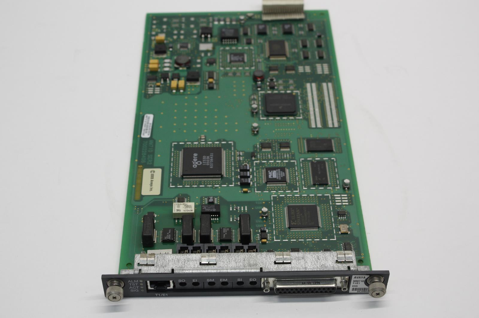 AVAYA MM710 T1/E1 VH5 INTERFACE MEDIA MODULE