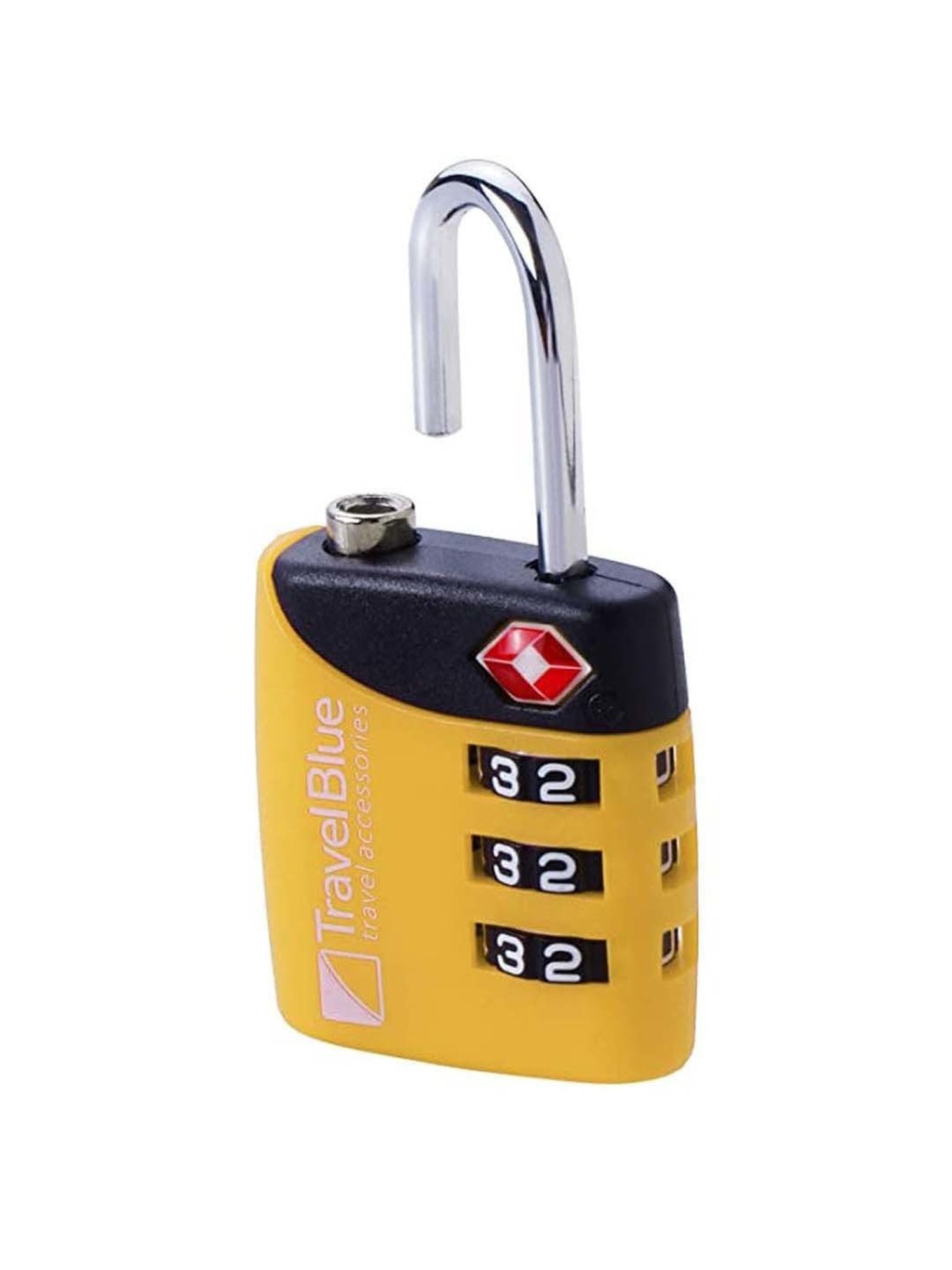 Travel Blue Yellow TSA Lock