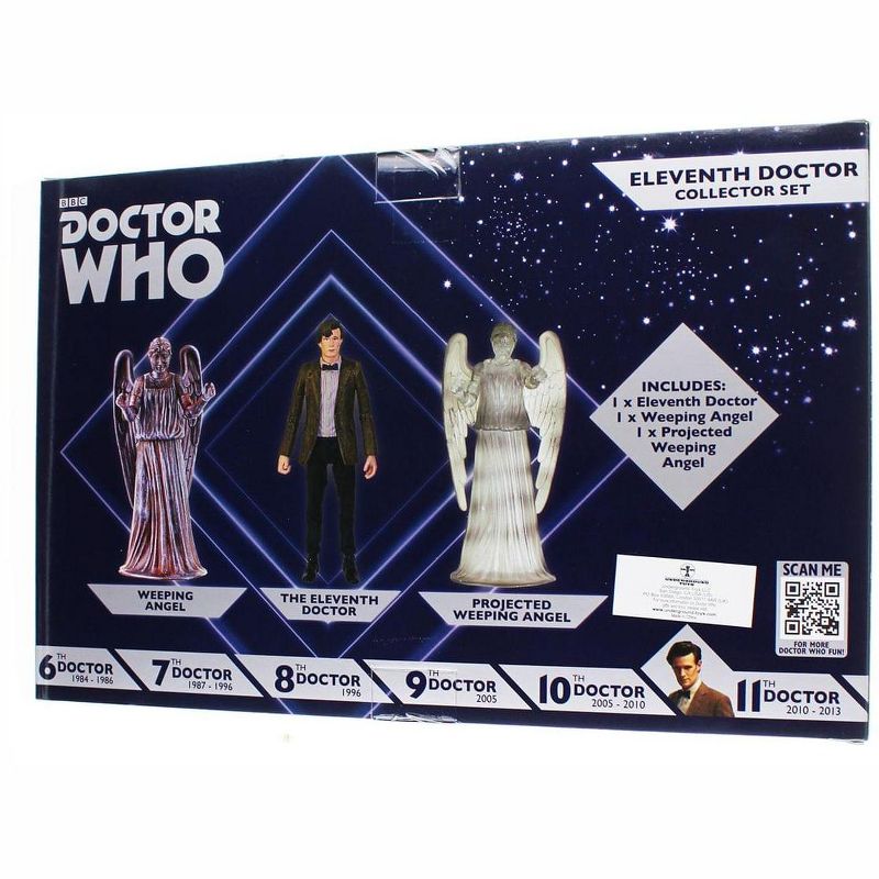 Seven20 Doctor Who 5.5" Action Figure Set: 11th Doctor , Weeping Angels