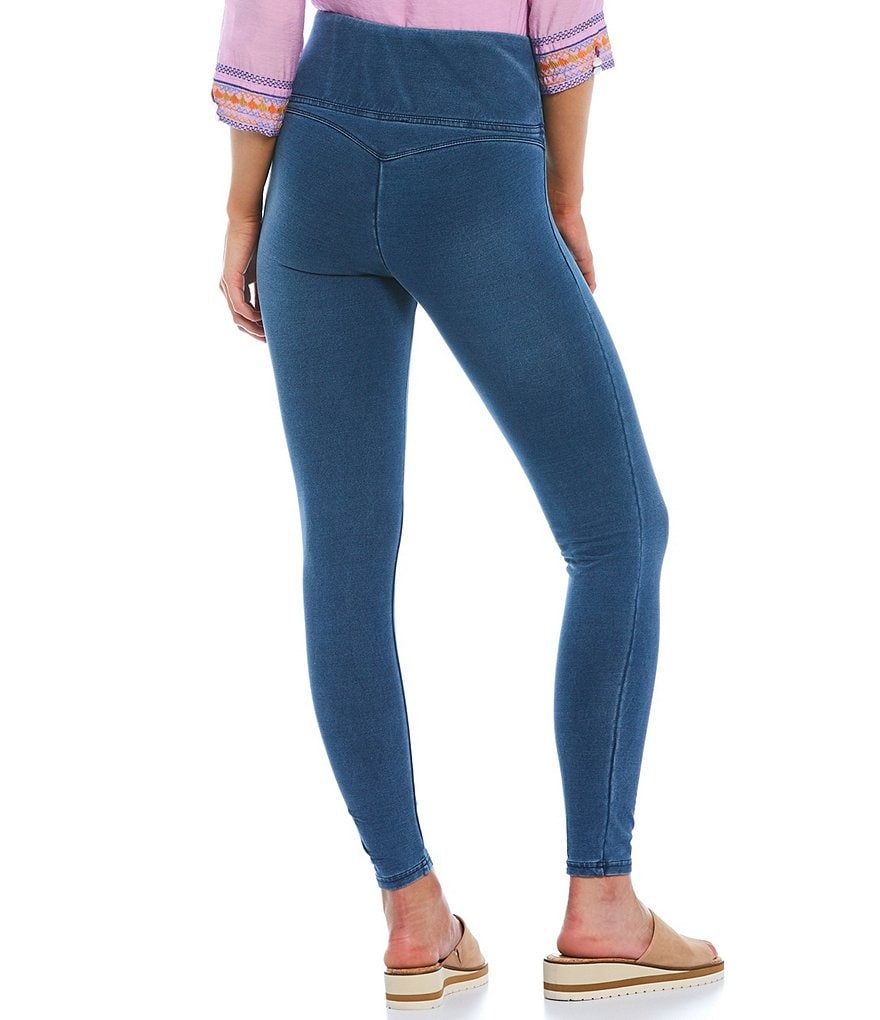 Calessa Ponte Denim 4-Way Stretch Legging