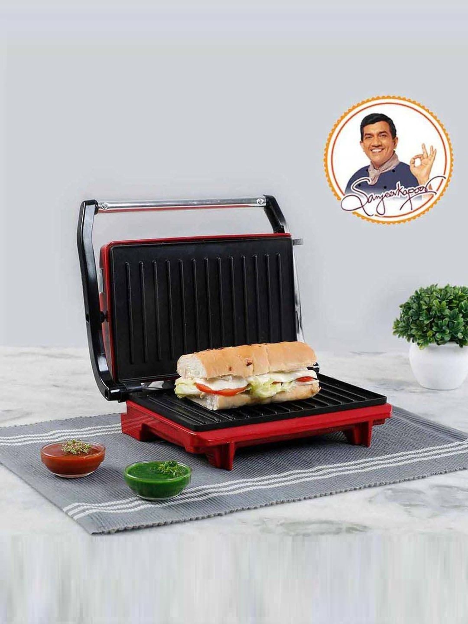 Wonderchef Crimson Edge Tandoor Mini with Thermostat Control & LED Indicator (700W, Red)