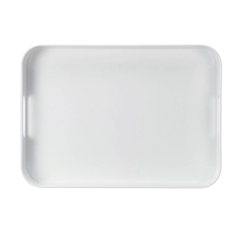 Felli Acrylic Serving Tray 19" x 13.6" - White