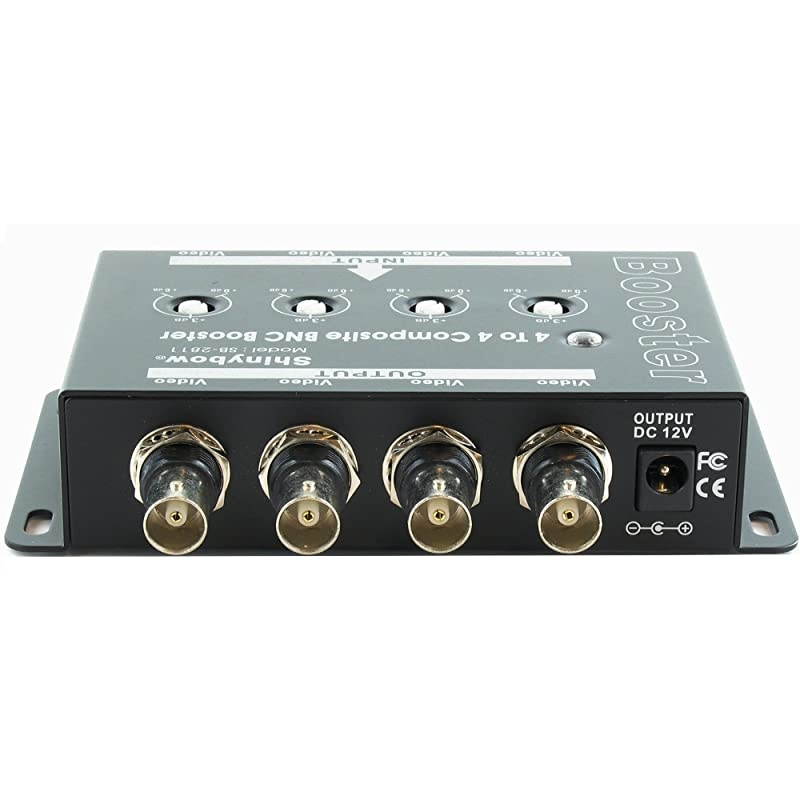 4x4 44 Composite BNC Video Booster Extender Distribution Amplifier SB2811