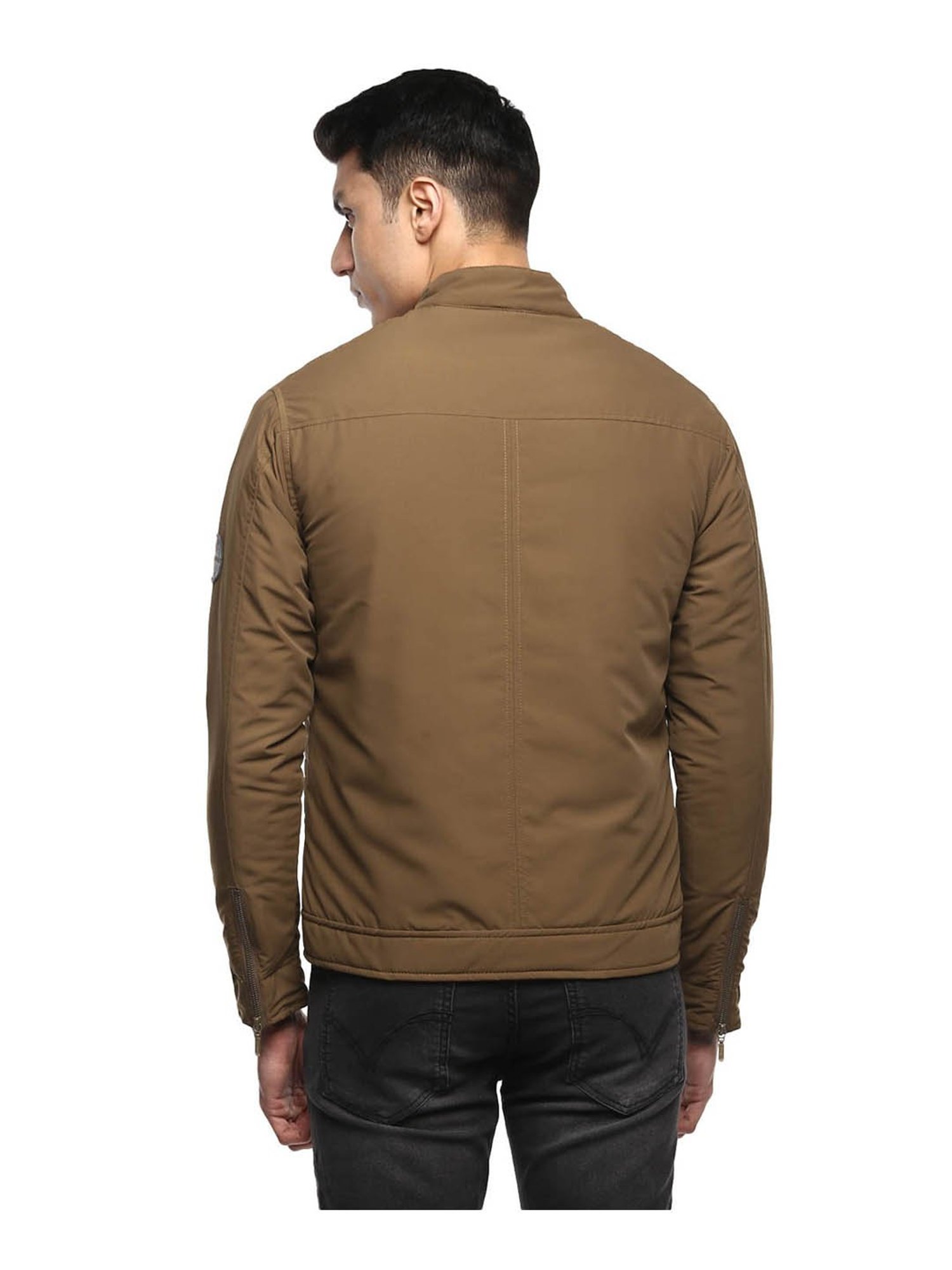 Red Chief Dark Khaki Regular Fit Jacket