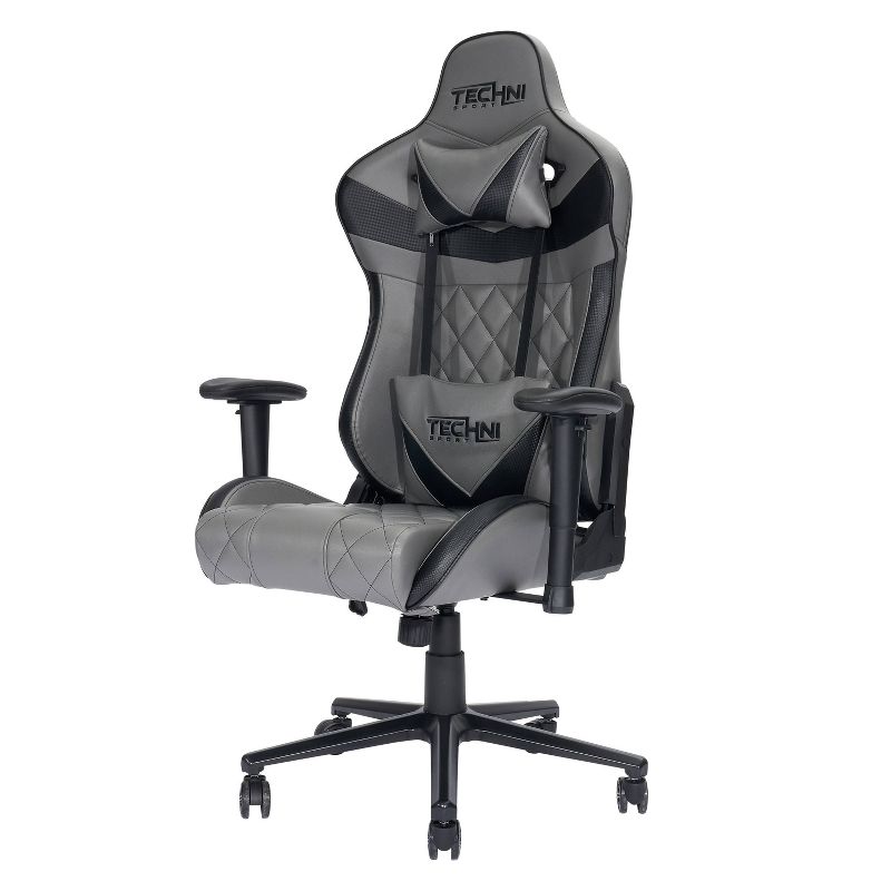 Ergonomic Gaming Chair Gray - Techni Sport
