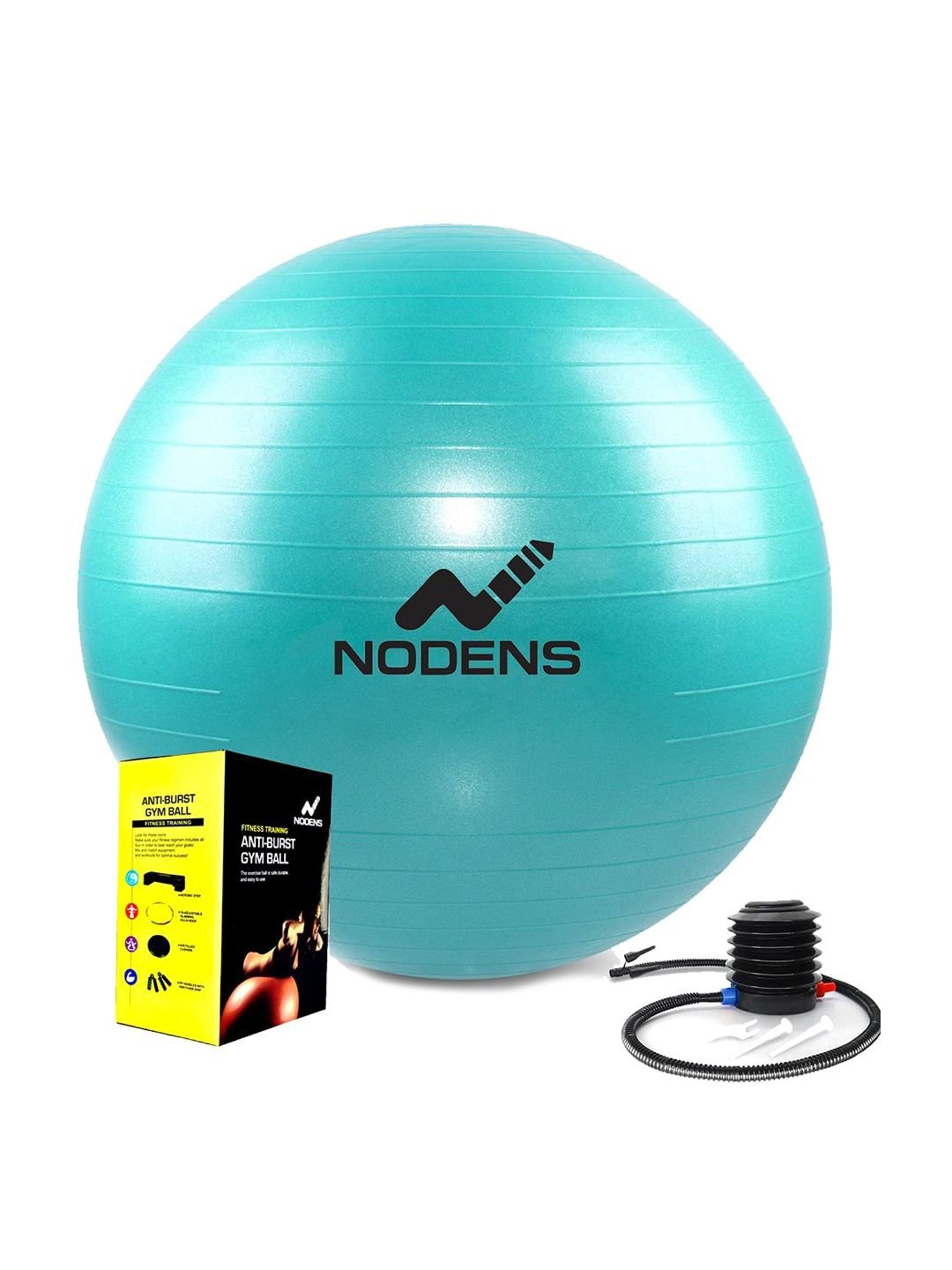NODENS Blue Anti-Burst Gym Ball (95 cm)