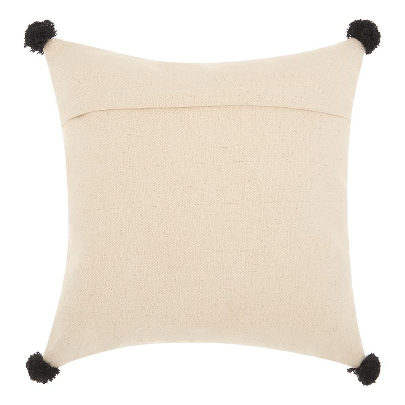 Small Arrows & Dots Throw Pillow Ivory/Black - Mina Victory