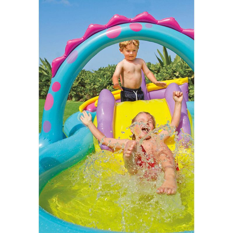HearthSong Strike Zone 18'L Bowling Water Slide with Two Speed Boards for Outdoor Active Play