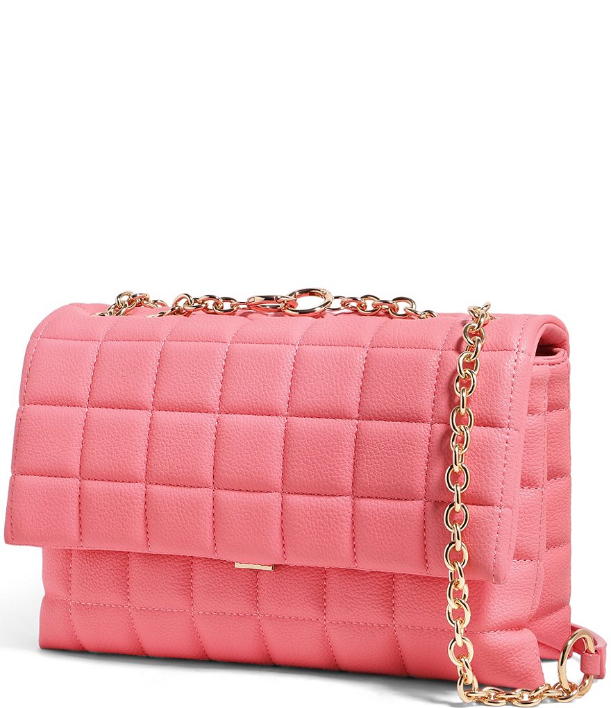 House of Want H.O.W. We Step Up Quilted Vegan Leather Shoulder Bag