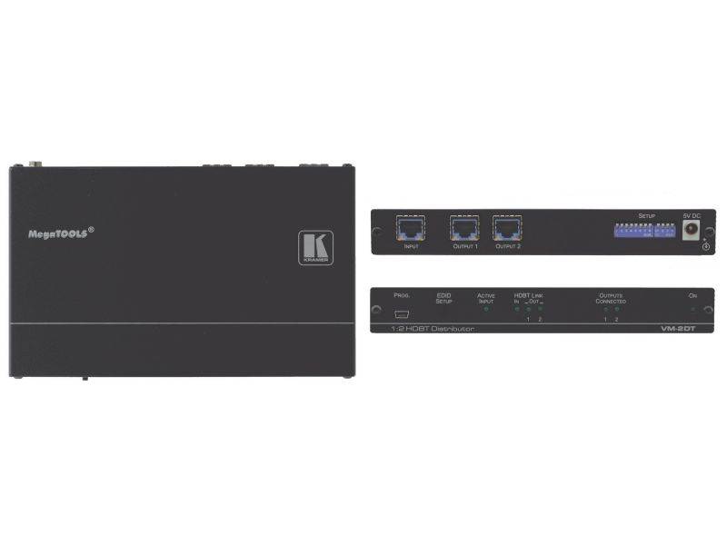 Kramer VM-2DT 1x2 4K60 4x2x0 Long-Reach HDBaseT DA