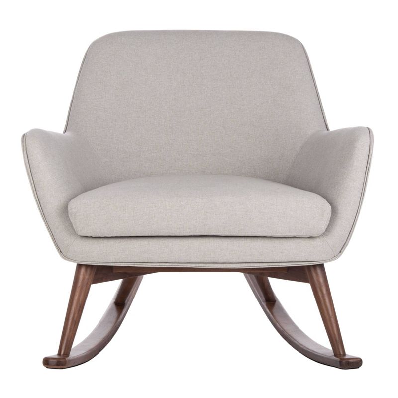 Wooden Rocking Chair Brown - Benzara