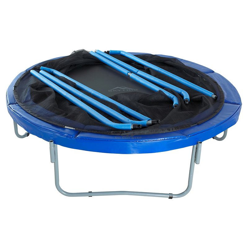 Skytric 15' Trampoline with Top Ring Enclosure System equipped with the "Easy Assemble Feature"