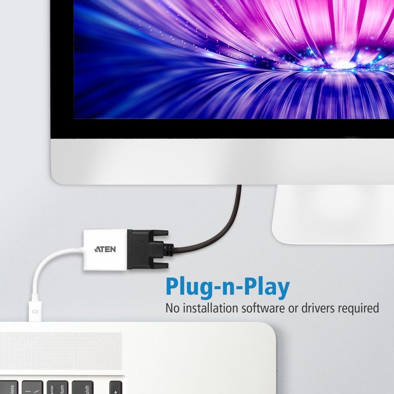 Aten Mini DisplayPort to DVI Adapter