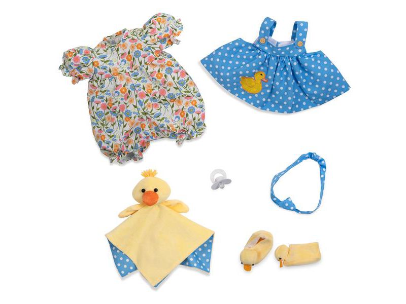 Paradise Galleries Realistic Toddler Girl Doll - Lucky Ducky, 20 inches in SoftTouch Vinyl, 6-piece Doll Gift Set