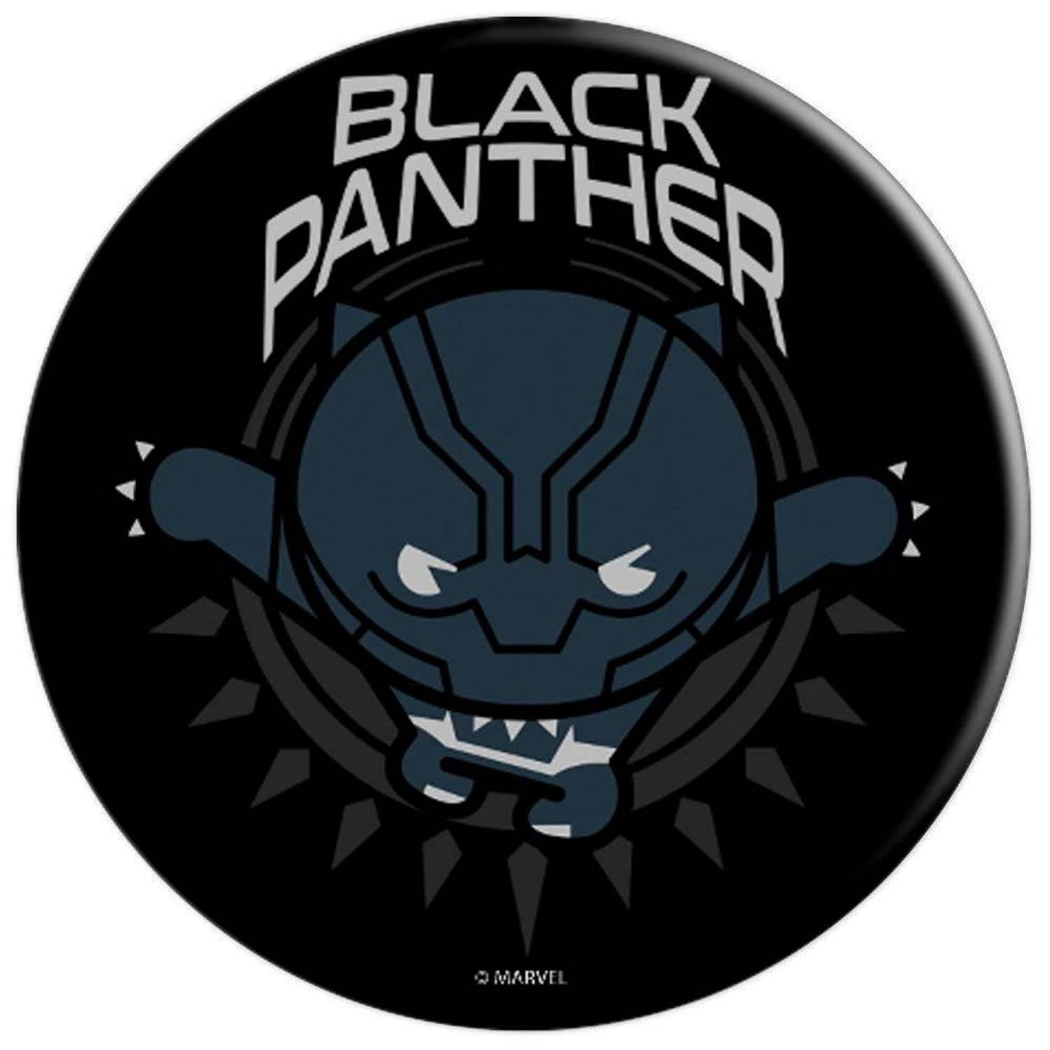 Marvel Black Panther Kawaii Portrait PopSockets Grip and Stand for Phones and Tablets