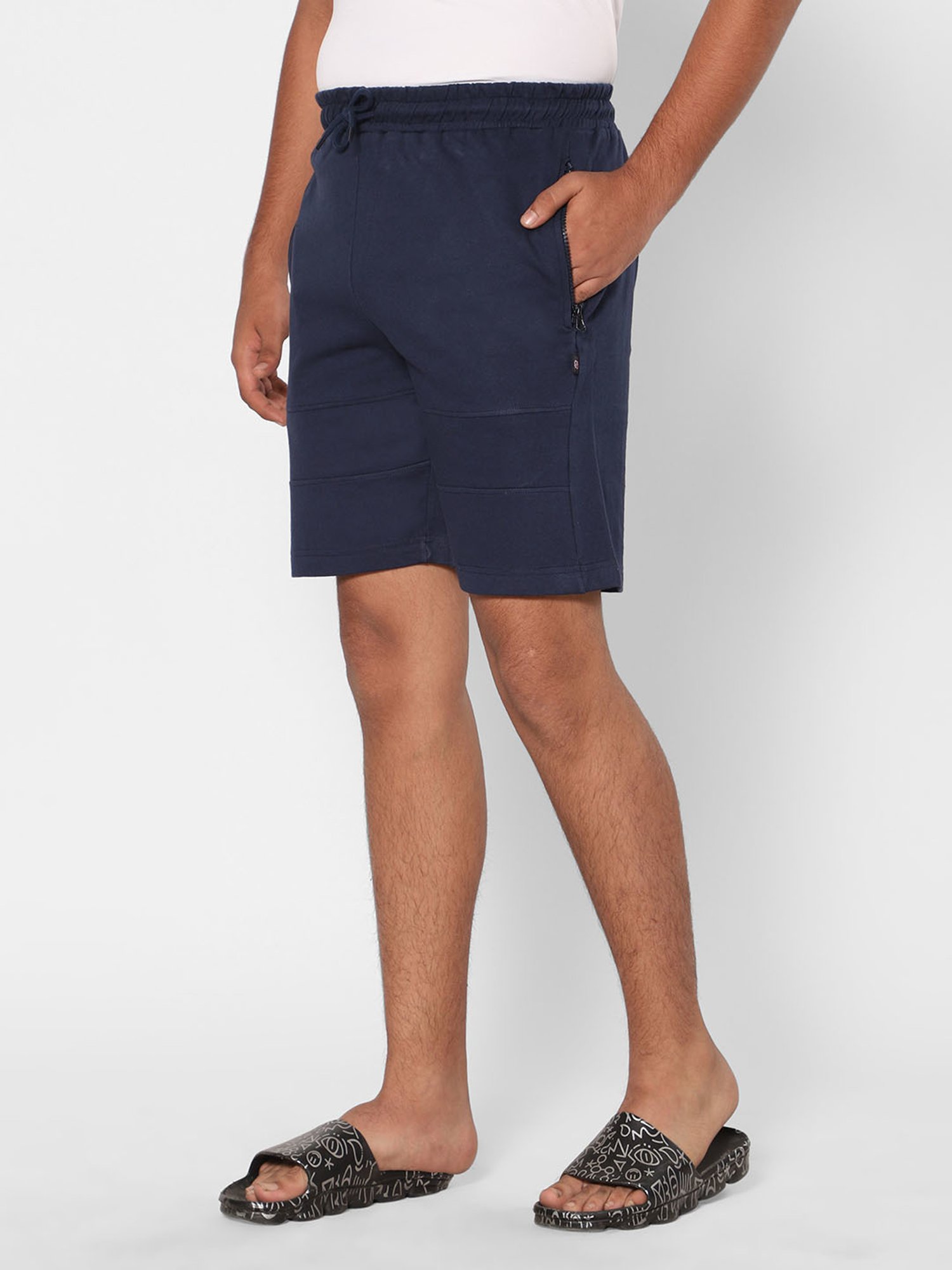 TeenTrums Boys Navy Solid Shorts