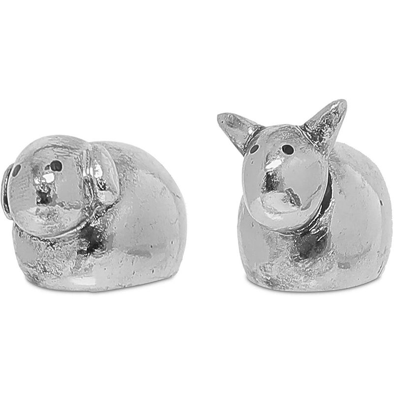 Faithful Finds 10 Pieces Nativity Scene Figurines, Religious Christmas Decorations, Silver