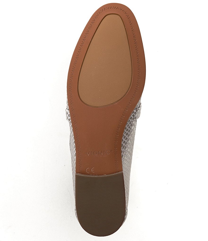 Vionic Zana Lizard Embossed Loafers